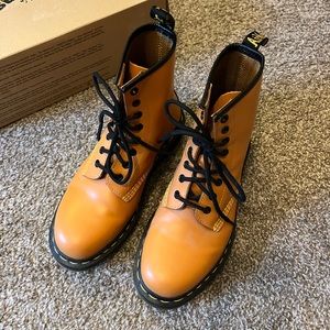 New In Box Pumpkin Orange Dr. Martens